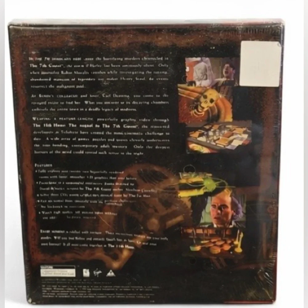 The 11th Hour Big Box PC Game Sealed Vintage Horror Puzzle